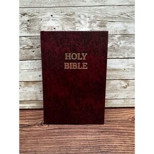 Holy Bible‎ NAB School & Church Edition Catholic Burgundy Red Gold